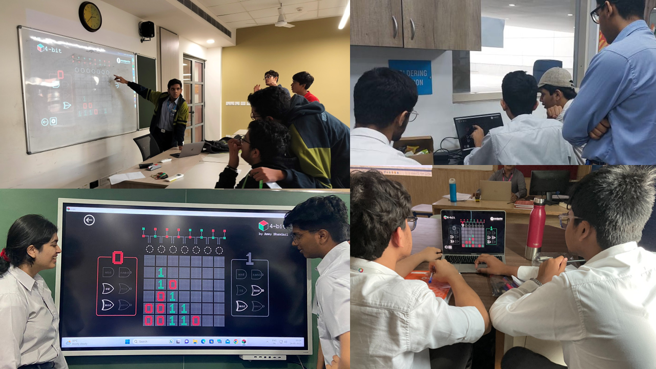 Students using 4-bit